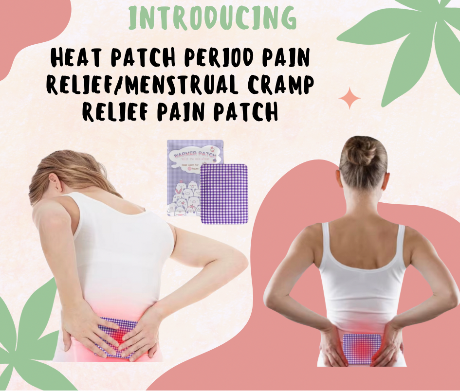 Heat Patch Period Pain Relief / Menstrual Cramp Relief                                        Use code : WARMPATCH upon checkout for free shipping (minimum 5 pcs)