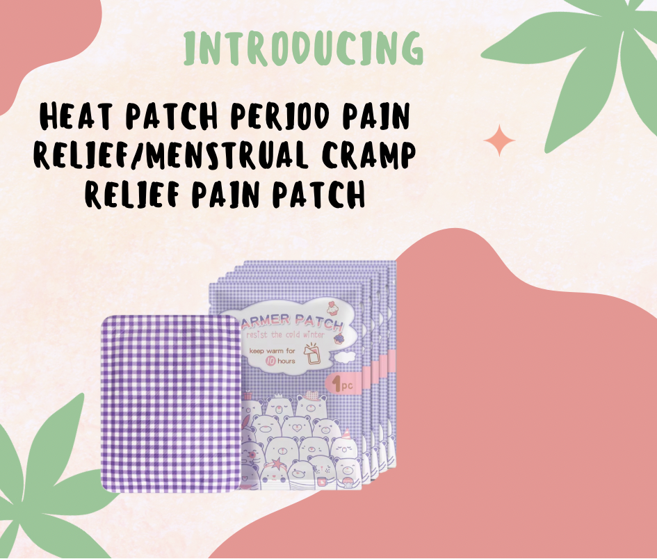Heat Patch Period Pain Relief / Menstrual Cramp Relief                                        Use code : WARMPATCH upon checkout for free shipping (minimum 5 pcs)