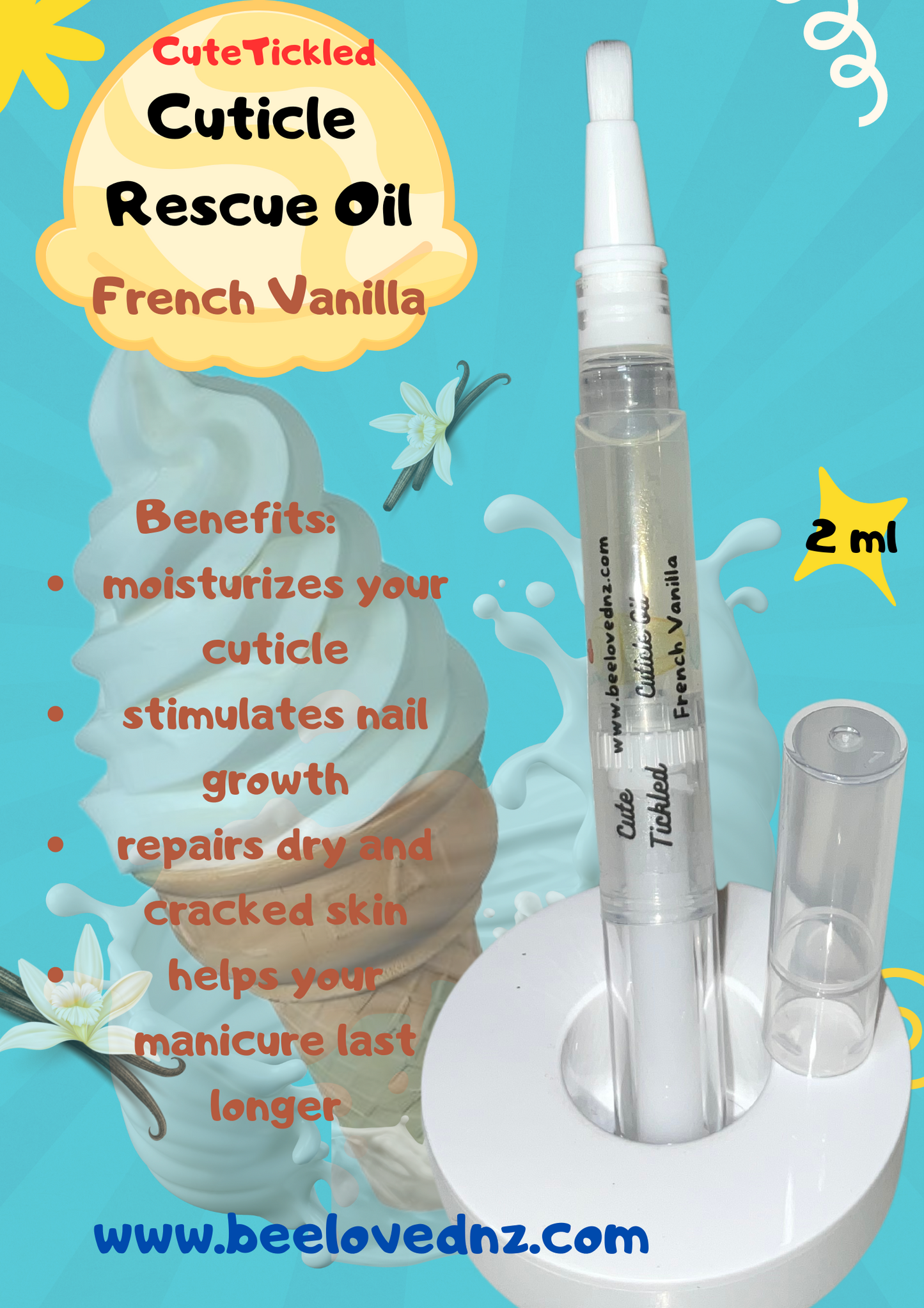 CUTICLE OIL PEN - FRENCH VANILLA SCENT