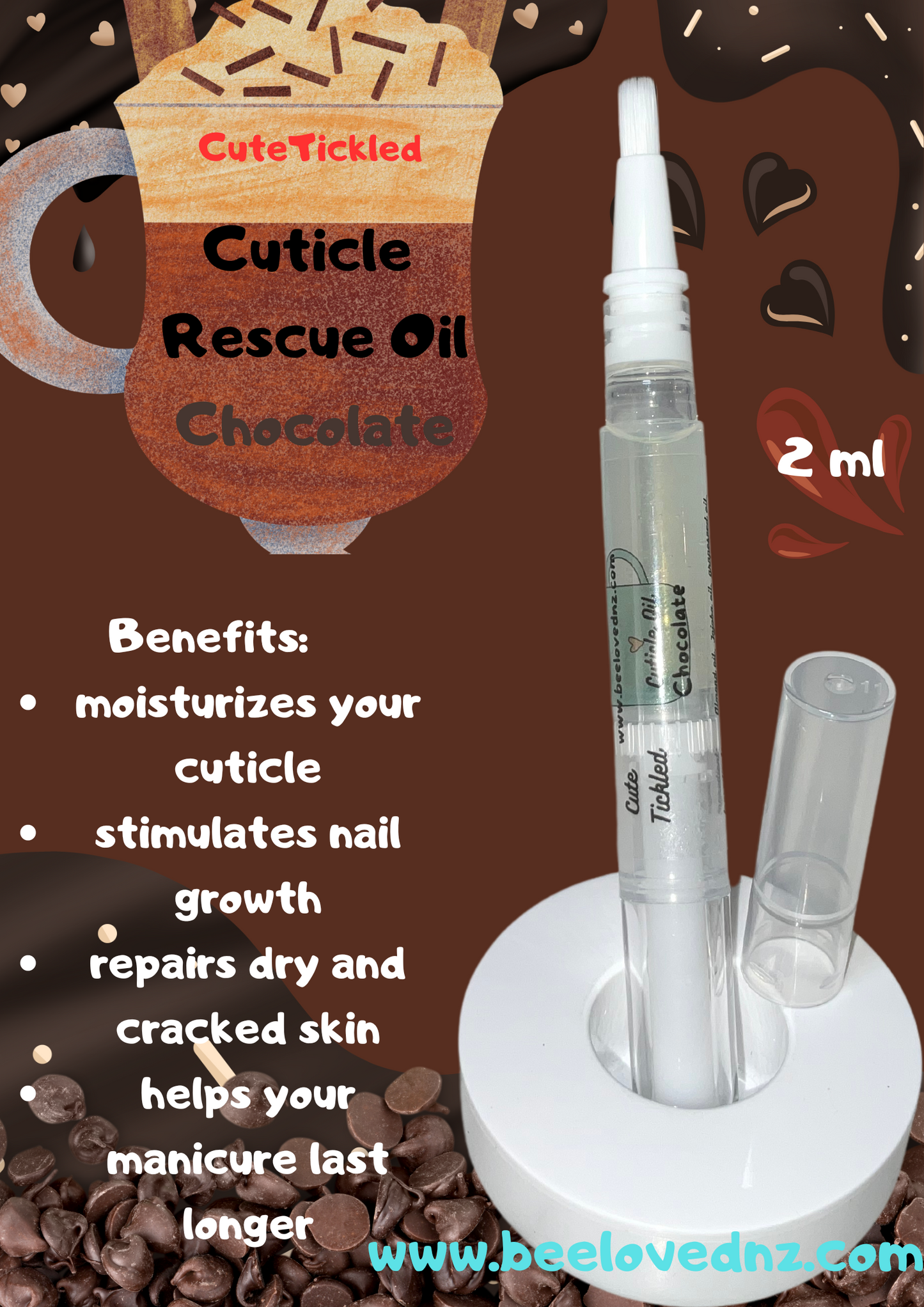 CUTICLE OIL PEN - CHOCOLATE SCENT