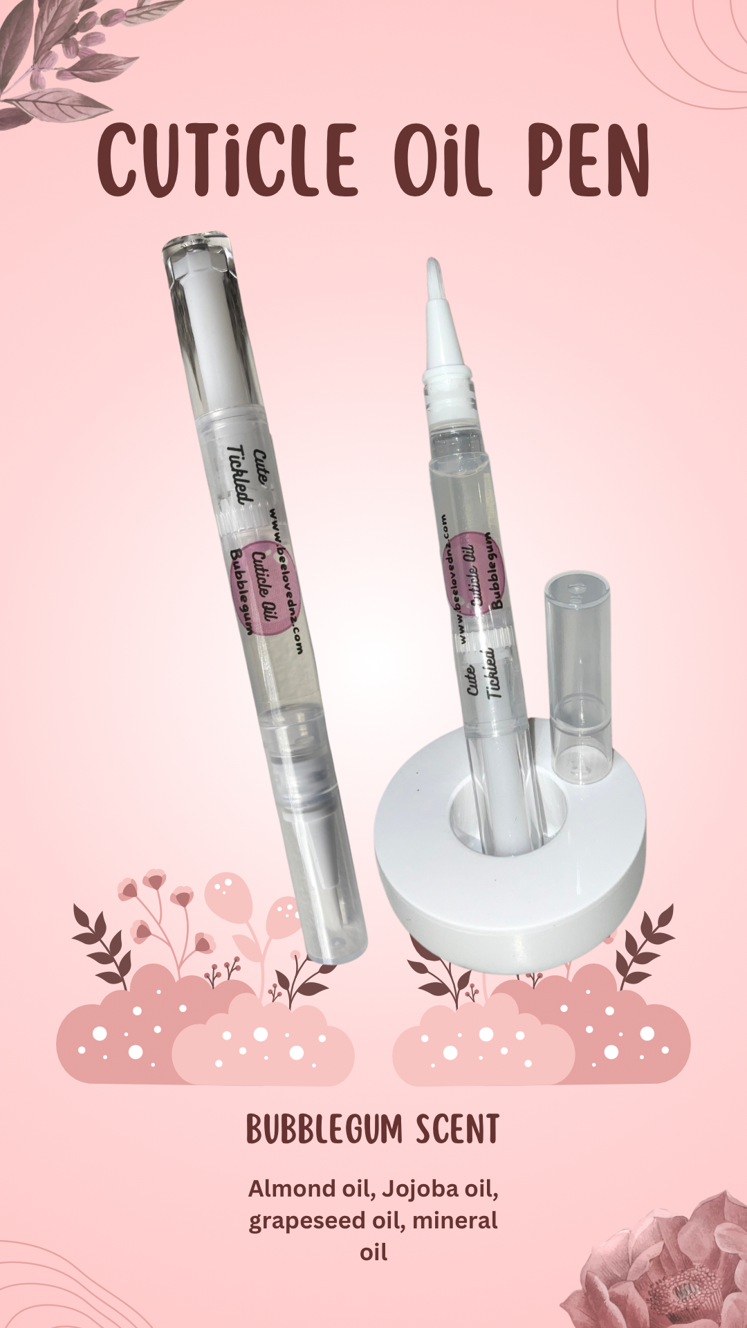 CUTICLE OIL PEN - BUBBLEGUM SCENT